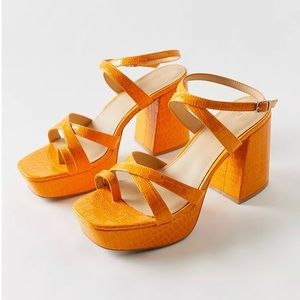 Urban Outfitters Platform Strappy Heel